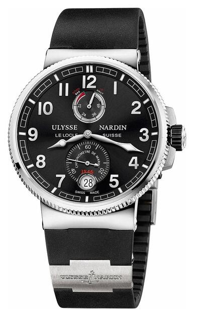 Ulysse Nardin Marine Chronometer Black Dial 1183-126-3/62 Replica Watch